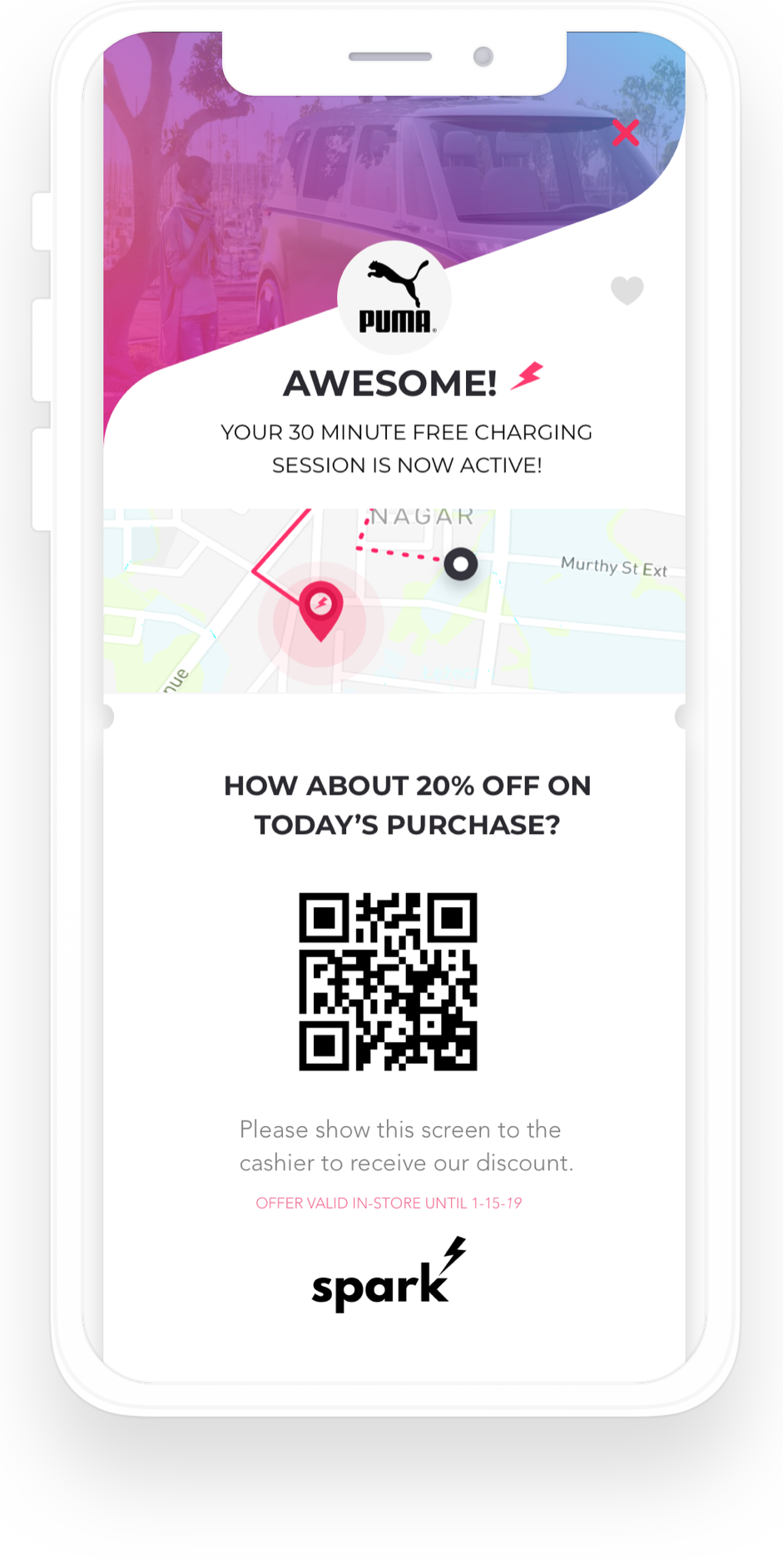 Reward 2 P3 + VW AD +Redeem QR Screen+iPhone+white